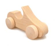 Holzauto Öko-Cabrio aus Buchenholz naturbelassen