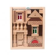 Набор из 49 деревянных кубиков Маленькая Резиденция для детей от 3 лет