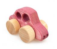 Экологичная деревянная игрушка машинка Жук для малышей и дошкольников