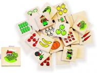 Memory Spiel Bauernhof - Holzlegespiel für Kleinkinder