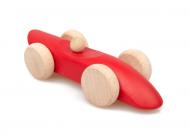 Retro Spielzeug Formel 1 Bolide aus Buchenholz für Kinder ab 3 Jahren