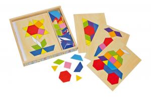 Mosaik Box - Montessori Spielzeug zur Förderung von Kreativität ab 3 Jahre