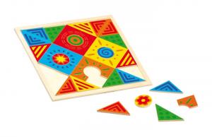 Mosaik Fantasie - Montessori Spielzeug zur Förderung von Kreativität ab 3 Jahre