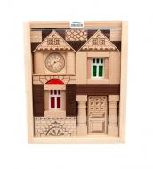 Набор из 49 деревянных кубиков Маленький Особняк для детей от 3 лет