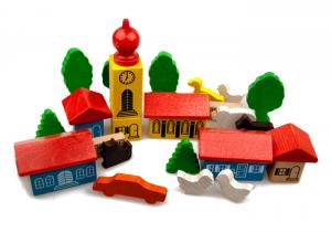 Holzfiguren Toy City für Kleinkinder